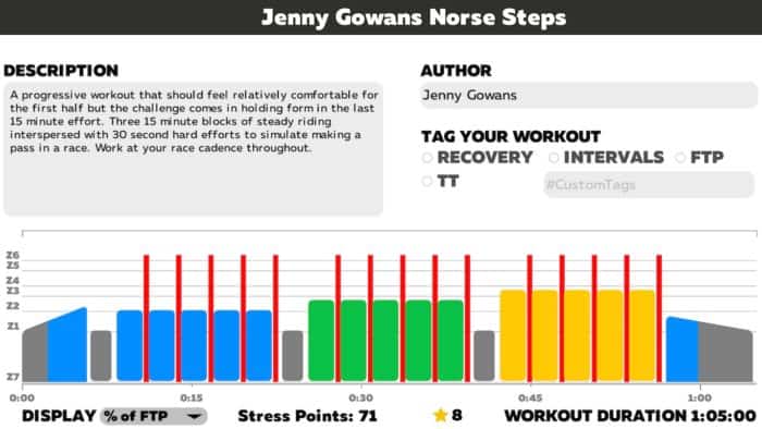 Jenny Gowans Norse Steps Zwift TRI247 Winter Series