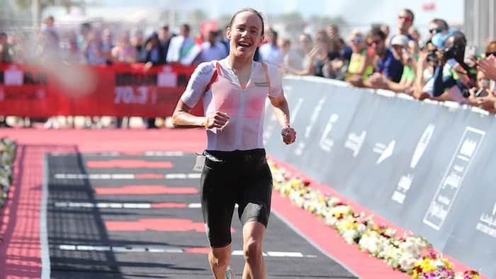 Sarah Lewis - IRONMAN 70.3 Dubai 2018