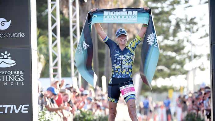 IRONMAN Australia 2018, Laura Siddall, Photo: Delly Carr