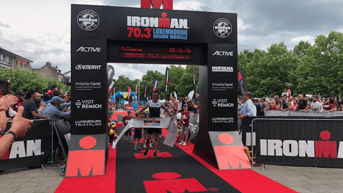 Manuel Kueng wins IRONMAN 70.3 Luxembourg 2018