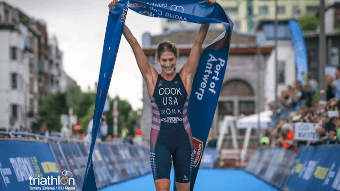 Summer Cook Antwerp ITU Triathlon World Cup 2018