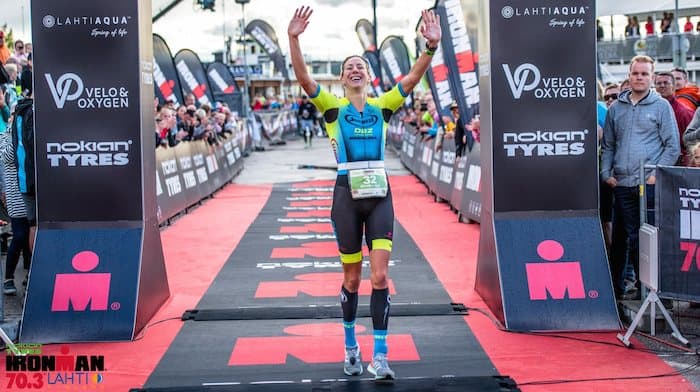 IRONMAN 70.3 Finland - Kimberley Morrison wins