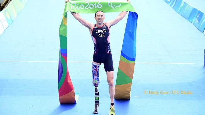 Andy Lewis Rio 2016 Paralympic Games Paratriathlon - Delly Carr / ITU Media