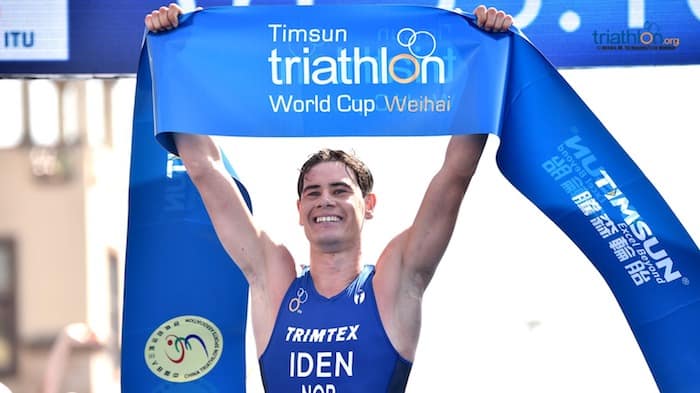 Gustav Iden Weihai ITU Triathlon World Cup