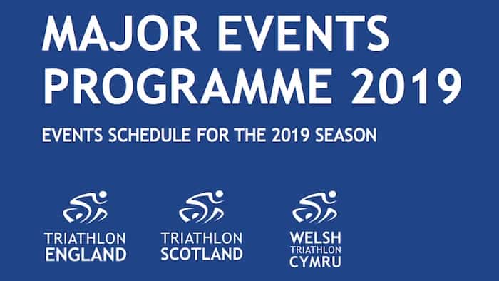 2019 British Triathlon Major Events programme