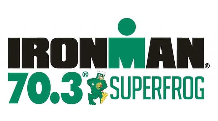 IRONMAN 70.3 Superfrog 70.3 logo