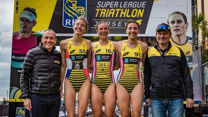 Super League Triathlon Jersey (SLT) - Katie Zaferes, Cassandre Beaugrand, Kirsten Kasper