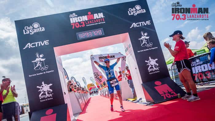 Lucy Gossage IRONMAN 70.3 Lanzarote