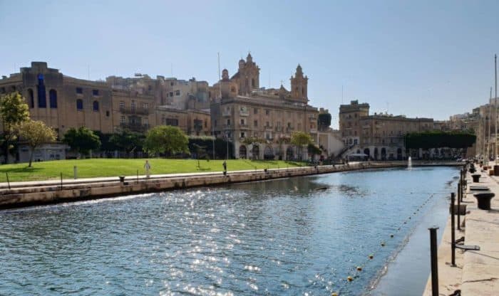 Super League Triathlon Malta Swim TT venue