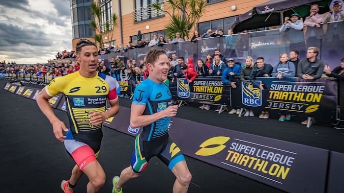 Super League Triathlon Jersey 2018 - Vincent Luis, Henri Schoeman