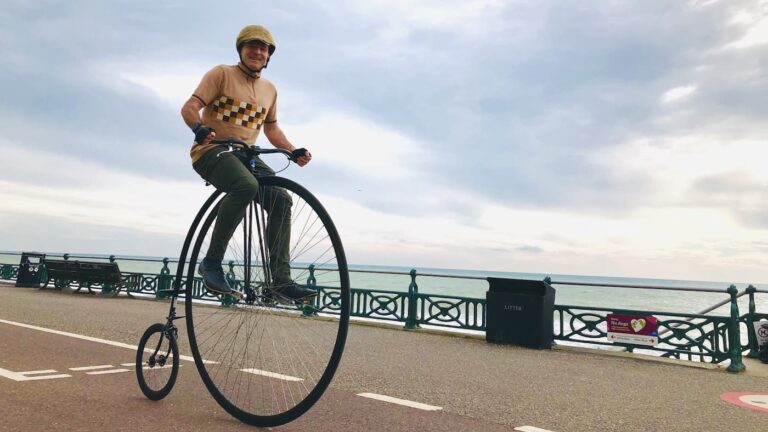 Mark Bayliss Penny Farthing Ride