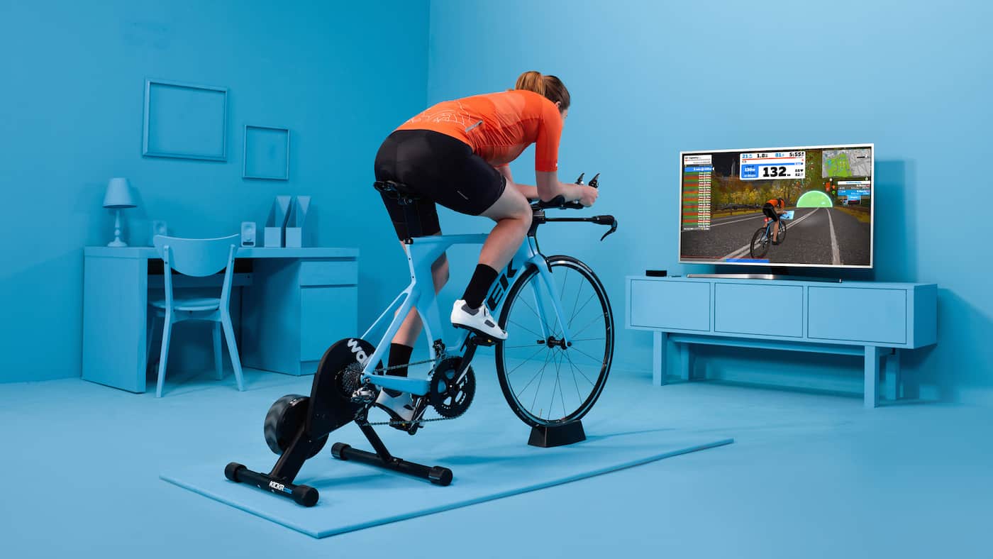 zwift on a wattbike