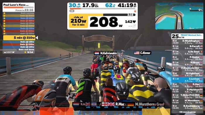 Free Zwift Custom Workout Paul Lunn�s Kona Quest