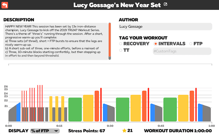 Lucy Gossage TRI27 Workout Series New Year Set