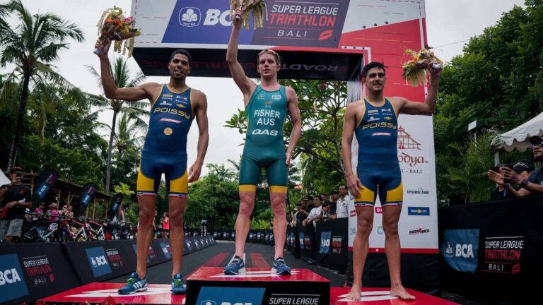 Super League Triathlon Bali Men's Podium 2019 - Weekend Roundup