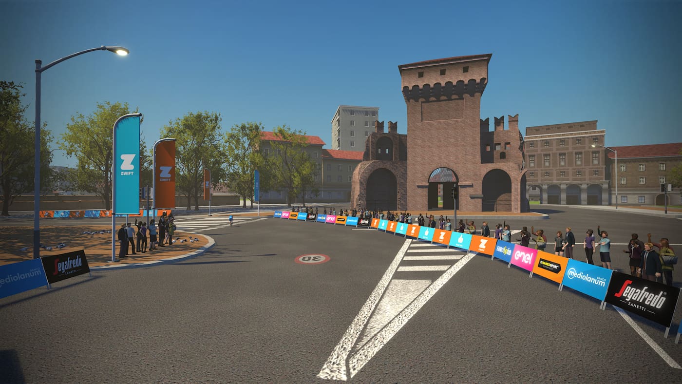 Zwift Giro d'Italia Bologna prologue course