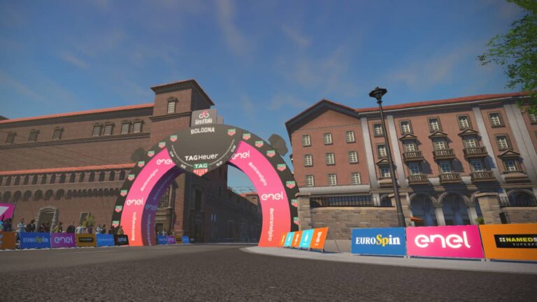 Zwift Giro d'Italia Bologna prologue course