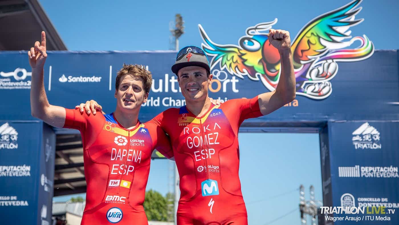 Javier Gomez / Pablo Dapena Gonzalez Pontevedra ITU Long Distance Triathlon World Championships 2019