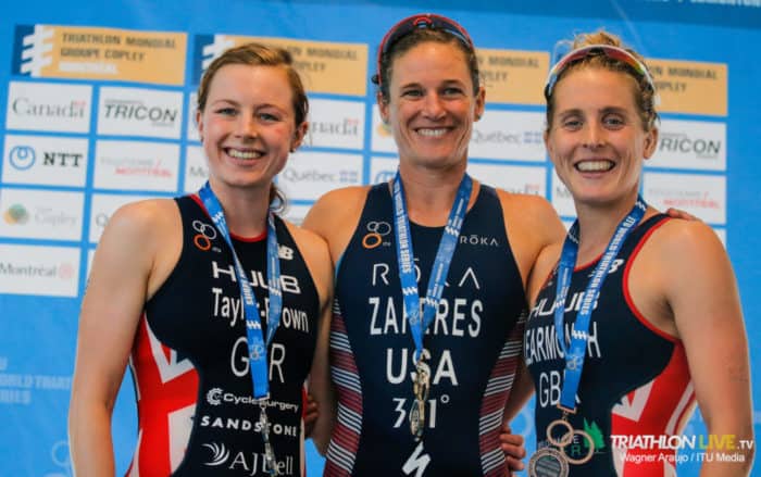 Katie Zaferes / Georgia Taylor-Brown, Jessica Learmonth - World Triathlon Montreal