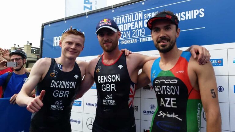 Gordon Benson / Sam Dickinson / Samuel Dickinson / Rostislav Pevtsov - Kazan ETU Sprit Triathlon European Championships 2019
