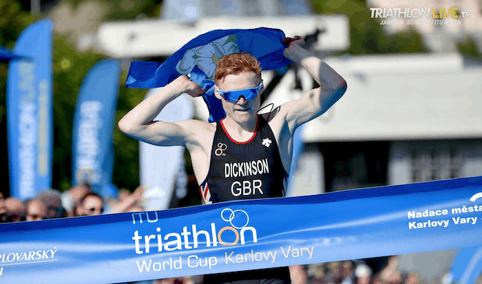 Samuel Dickinson - Karlovy Vary ITU Triathlon World Cup