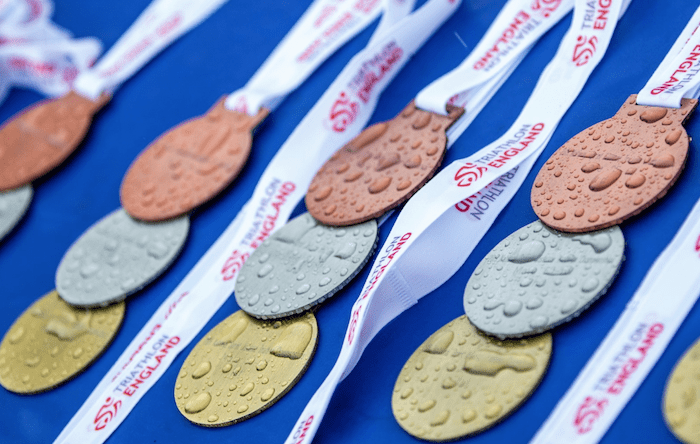 Triathlon England medals