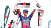 TENBY, WALES - SEPTEMBER 15: Simone Mitchell of Great Britain celebrates as she wins the female pro race during IRONMAN Wales on September 15, 2019 in Tenby, Wales. (Photo by Charlie Crowhurst/Getty Images for IRONMAN) TENBY, WALES - SEPTEMBER 15: Simone Mitchell of Great Britain celebrates as she wins the female pro race during IRONMAN Wales on September 15, 2019 in Tenby, Wales. (Photo by Charlie Crowhurst/Getty Images for IRONMAN)