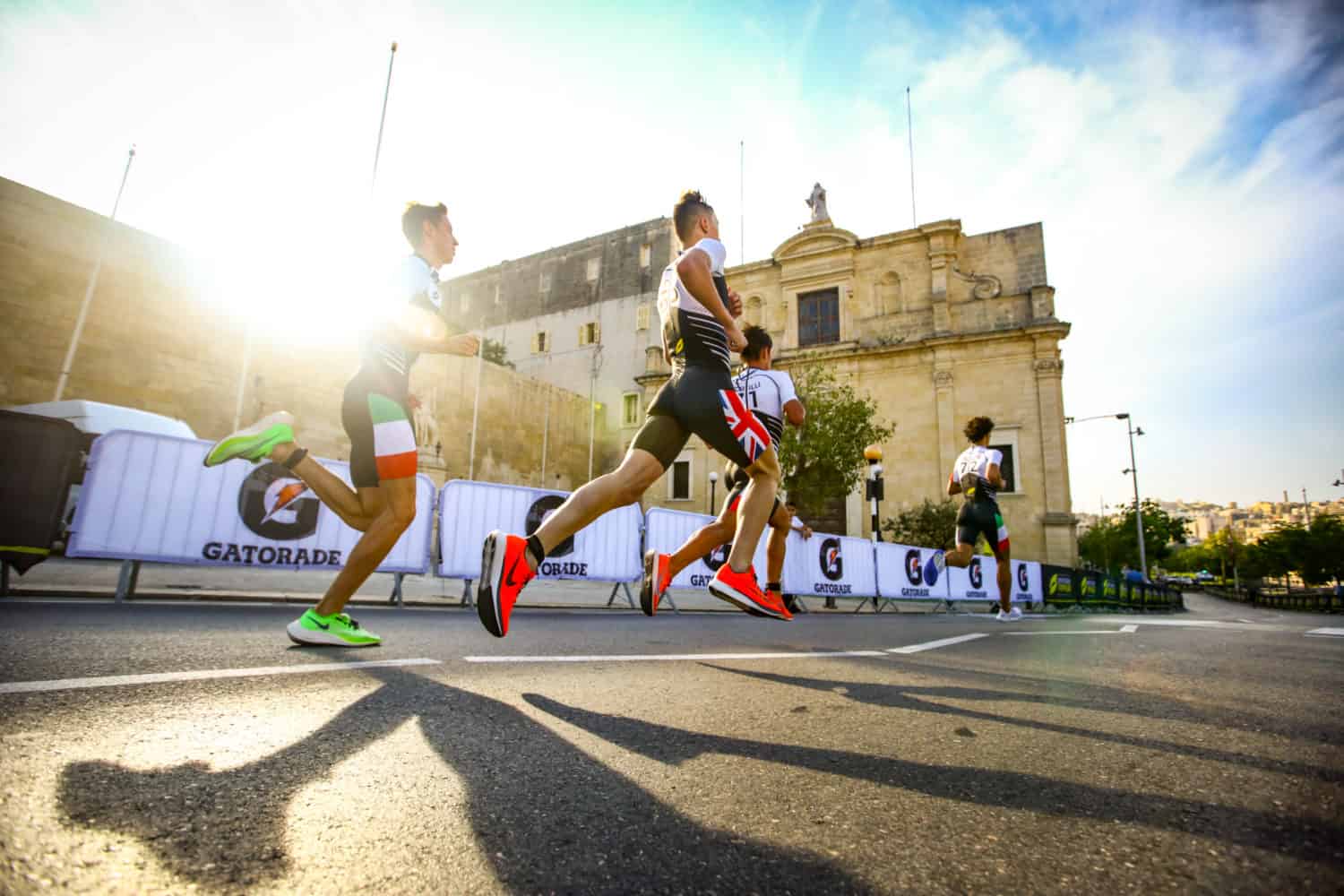 VALLETTA, MALTA - OCTOBER 19, 2019: in the Junior Boys Enduro Race during Super League Triathlon Malta on October 19, 2019 in Valletta, Malta. (Photo by Tommy Zaferes/Superleague Triathlon)