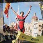 VALLETTA, MALTA - OCTOBER 20, 2019: in the Womens Equalizer Final during Super League Triathlon Malta on October 20, 2019 in Valletta, Malta. (Photo by Tom Shaw/Superleague Triathlon)