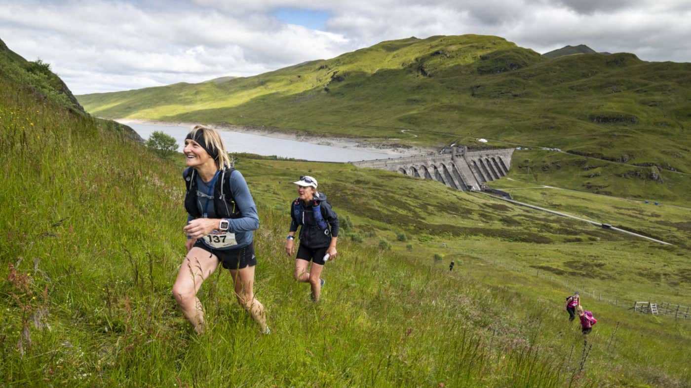 Artemis Great Kindrochit Quadrathlon - Jane Hansom and Rebecca Slack, ladies winners, 10:56