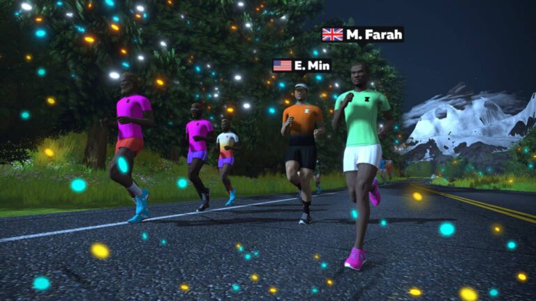 Mo Farah Zwift Run