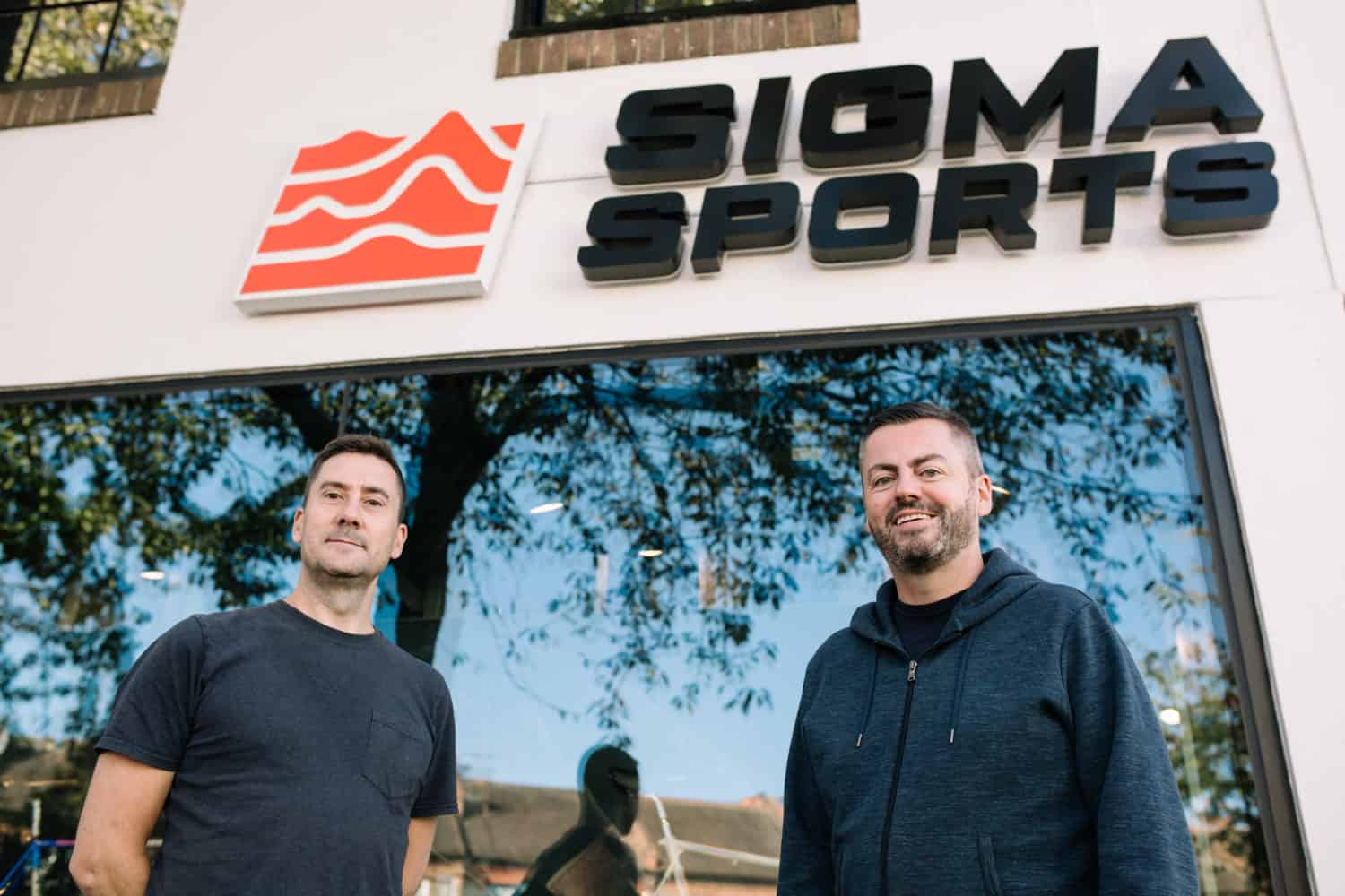 Sigma Sports founders Ian Whittingham and Jason