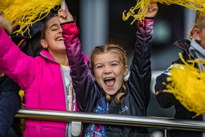 ST HELIER, JERSEY - SEPTEMBER 29, 2019: The Womens Enduro Final race during the RBC Super League Triathlon Jersey on September 29, 2019 in St Helier, Jersey. (Photo by That Cameraman / Superleague Triathlon)