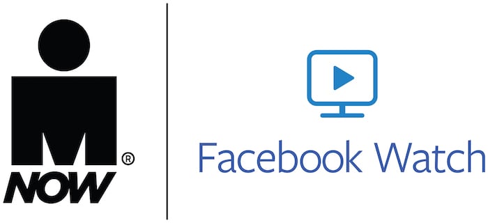 IRONMAN Now / Facebook Watch logo