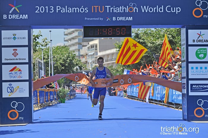 Mark Buckingham Palamos ITU Triathlon World Cup 2013