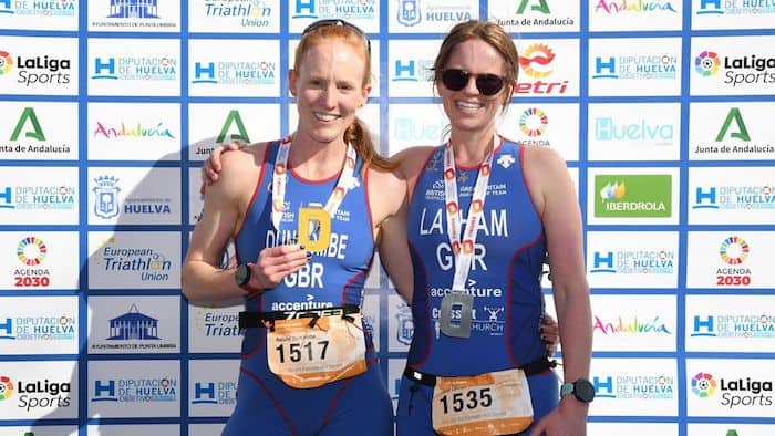 Punta Umbria ETU Duathlon European Championships 2020 / Natalie Duncombe / Katie Latham