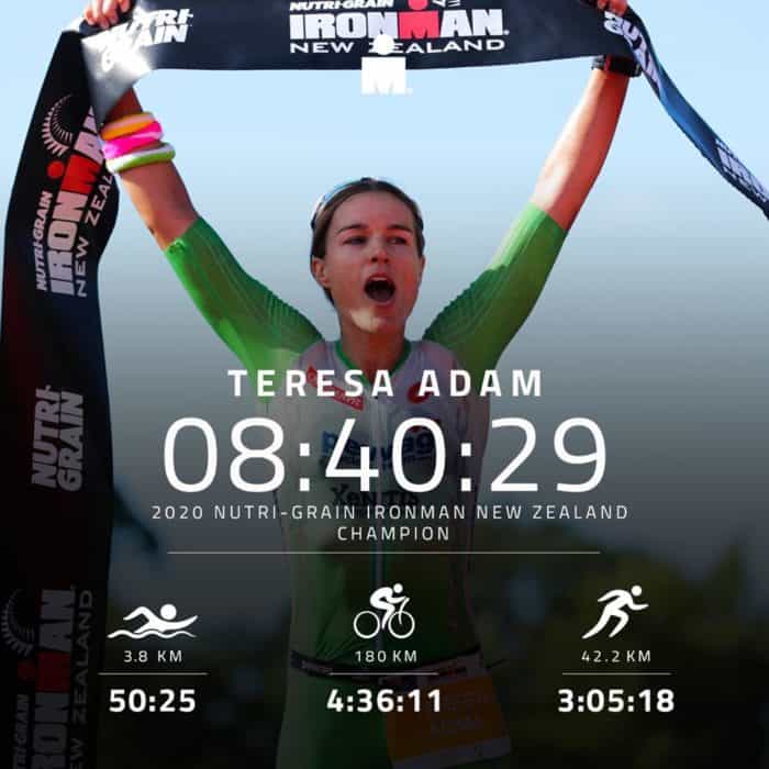 Teresa Adam IRONMAN New Zealand 2020