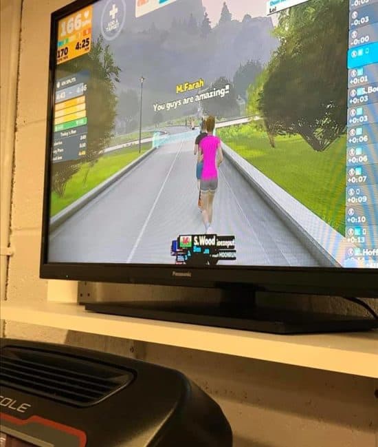 Jen Lande Zwift Run