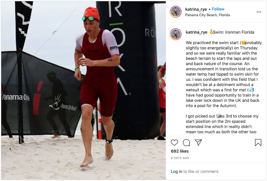 Katrina Matthews IRONMAN Florida 2020