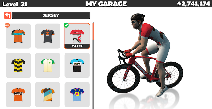 Zwift Tri247 Kit