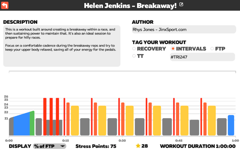 Helen Jenkins / Zwift / Breakaway