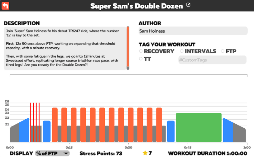 Sam Holness / Zwift / Double Dozen