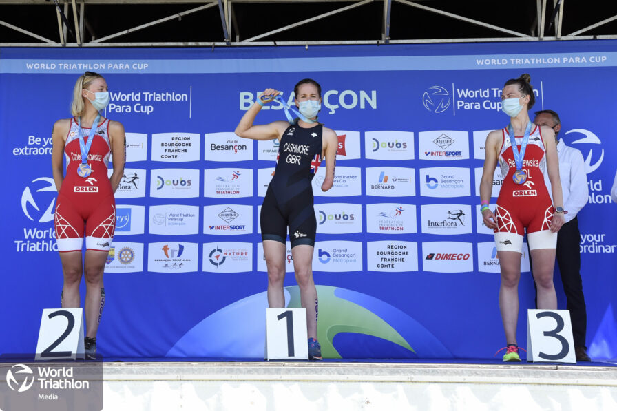 World Triathlon Para Cup Besançon 2021 / Claire Cashmore