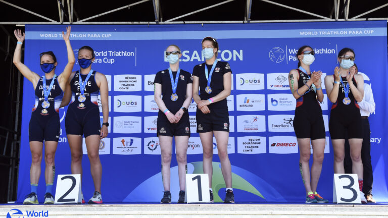 World Triathlon Para Cup Besançon 2021 / Alison Peasgood & Hazel Smith