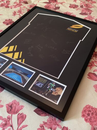 SLT Arena Games London signed / framed t-shirt