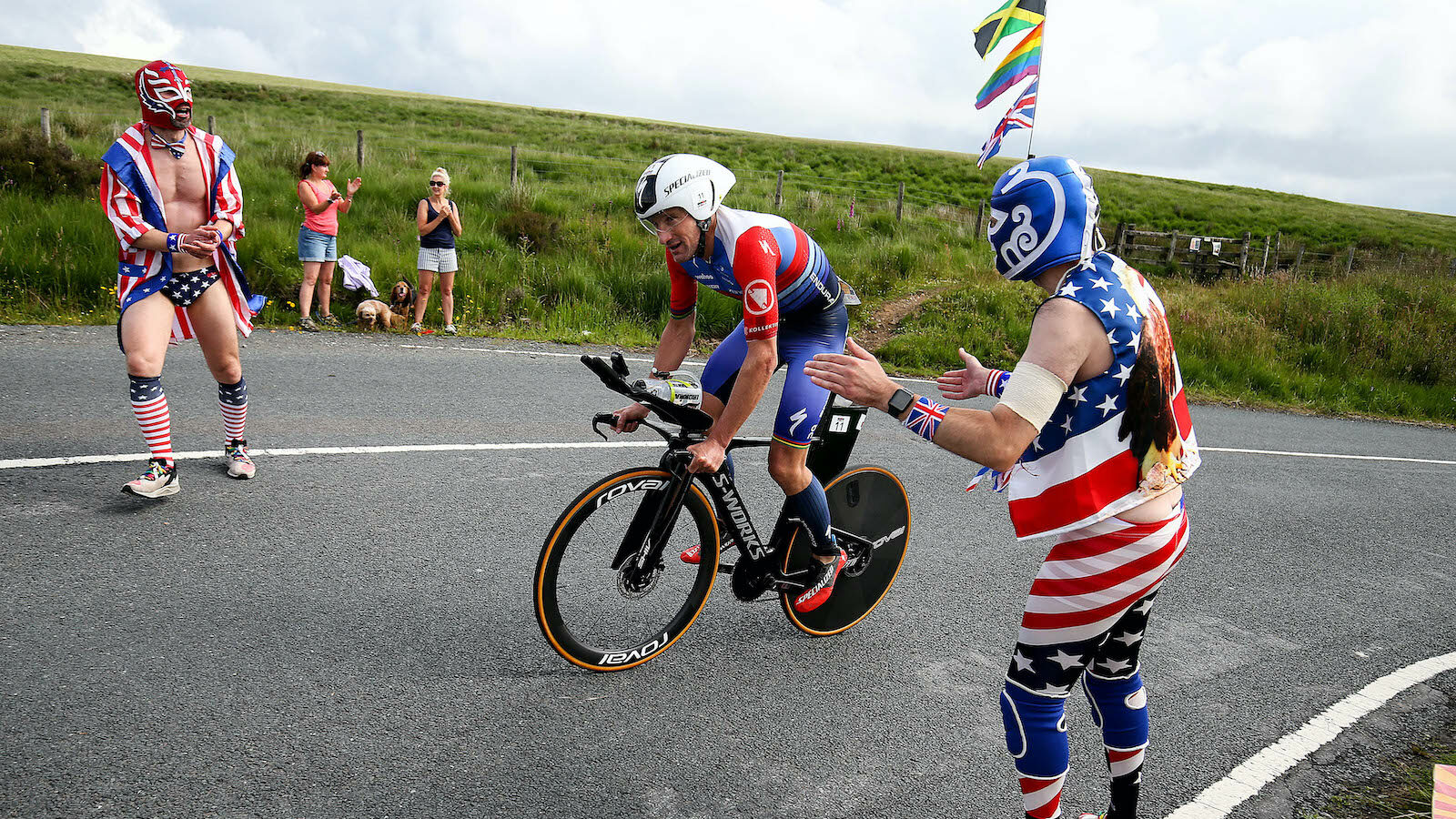 BOLTON, ENGLAND - JULY 04: Tim Don of Britain competes in the bike section of Ironman UK on July 4, 2021 in Bolton, England. (Photo by Nigel Roddis/Getty Images for IRONMAN)