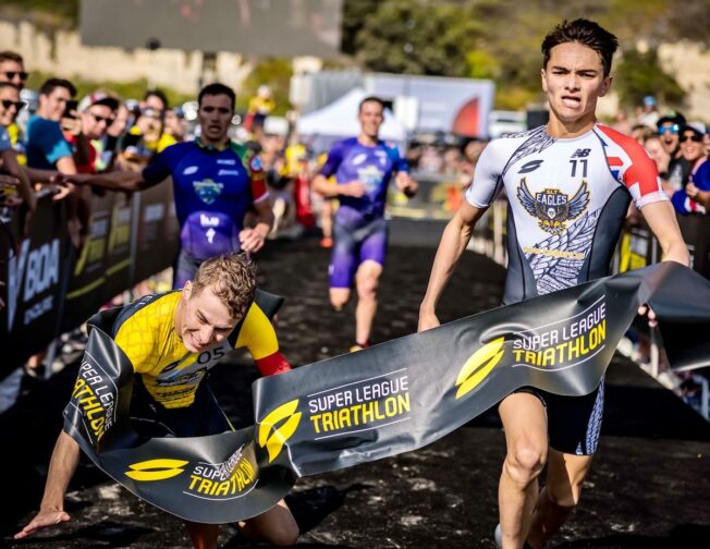 Alex Yee Super Marten Van Riel Super League Triathlon Malibu 2021
