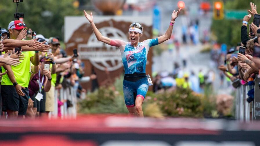 Lucy Charles-Barclay IRONMAN 70.3 World Championship 2021 Happy