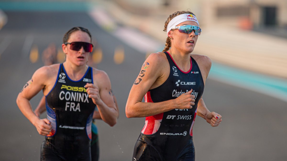 Lucy Charles-Barclay finished 12th at WTCS Abu Dhabi behind race winner and Olympic champion Flora Duffy.