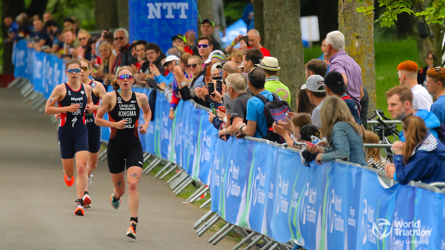 Sophie Coldwell, Maya Kingma, Jess Learmonth - AJ Bell World Triathlon Leeds 2021